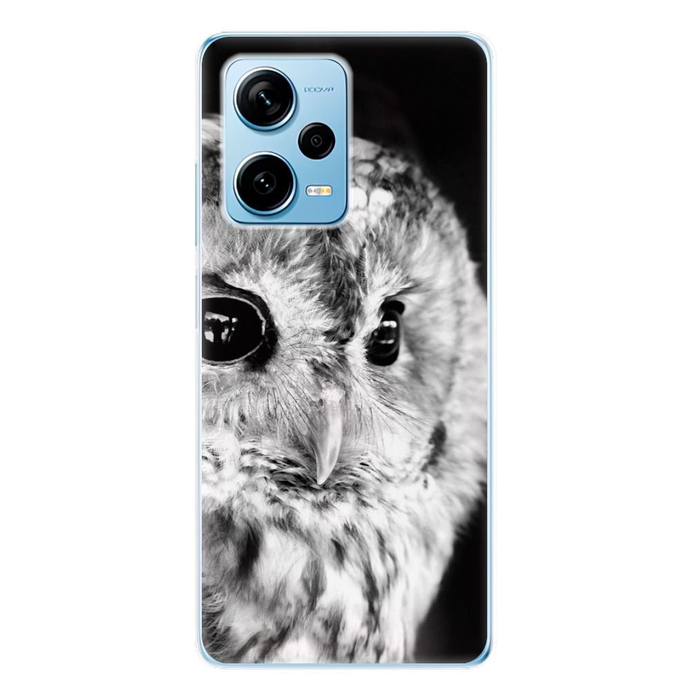 Odolné silikónové puzdro iSaprio - BW Owl - Xiaomi Redmi Note 12 Pro 5G / Poco X5 Pro 5G