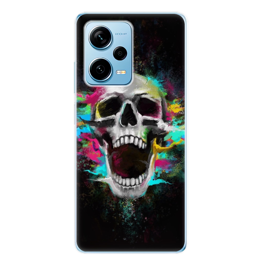 Odolné silikónové puzdro iSaprio - Skull in Colors - Xiaomi Redmi Note 12 Pro 5G / Poco X5 Pro 5G