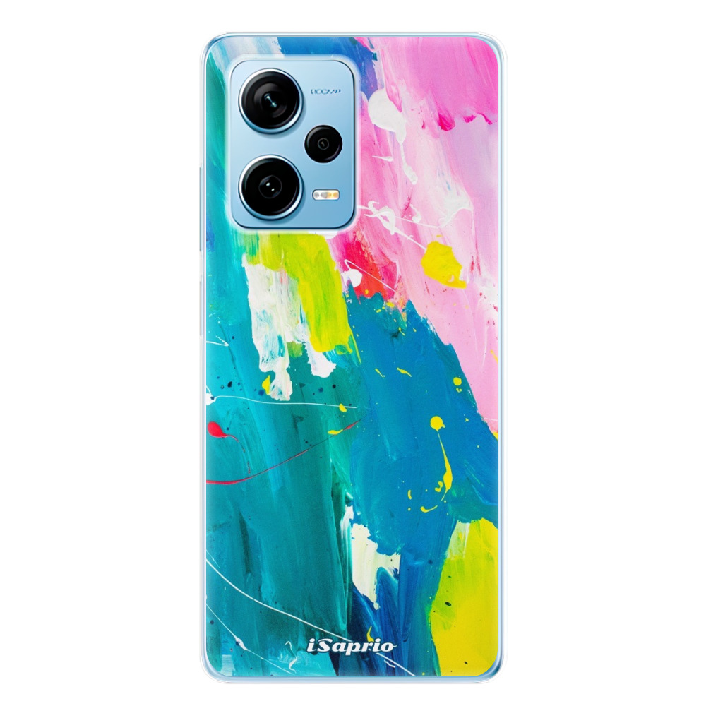 Odolné silikónové puzdro iSaprio - Abstract Paint 04 - Xiaomi Redmi Note 12 Pro+ 5G