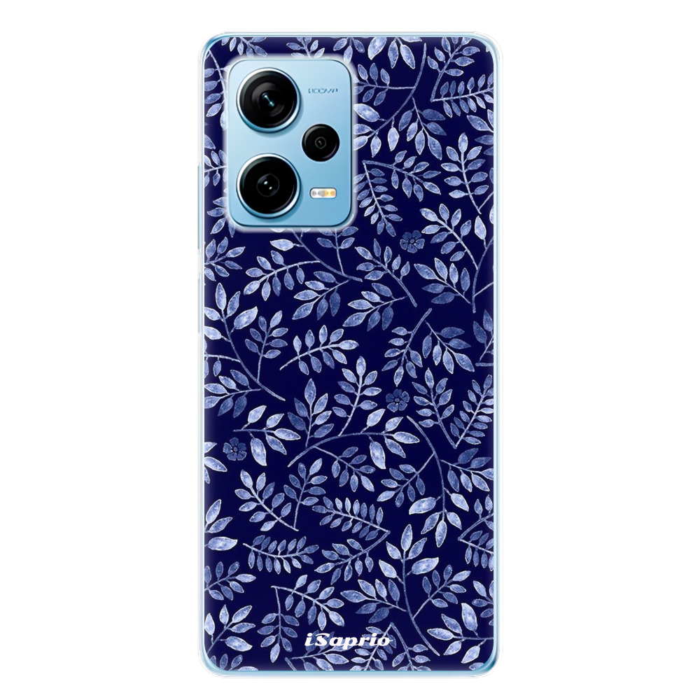 Odolné silikónové puzdro iSaprio - Blue Leaves 05 - Xiaomi Redmi Note 12 Pro+ 5G