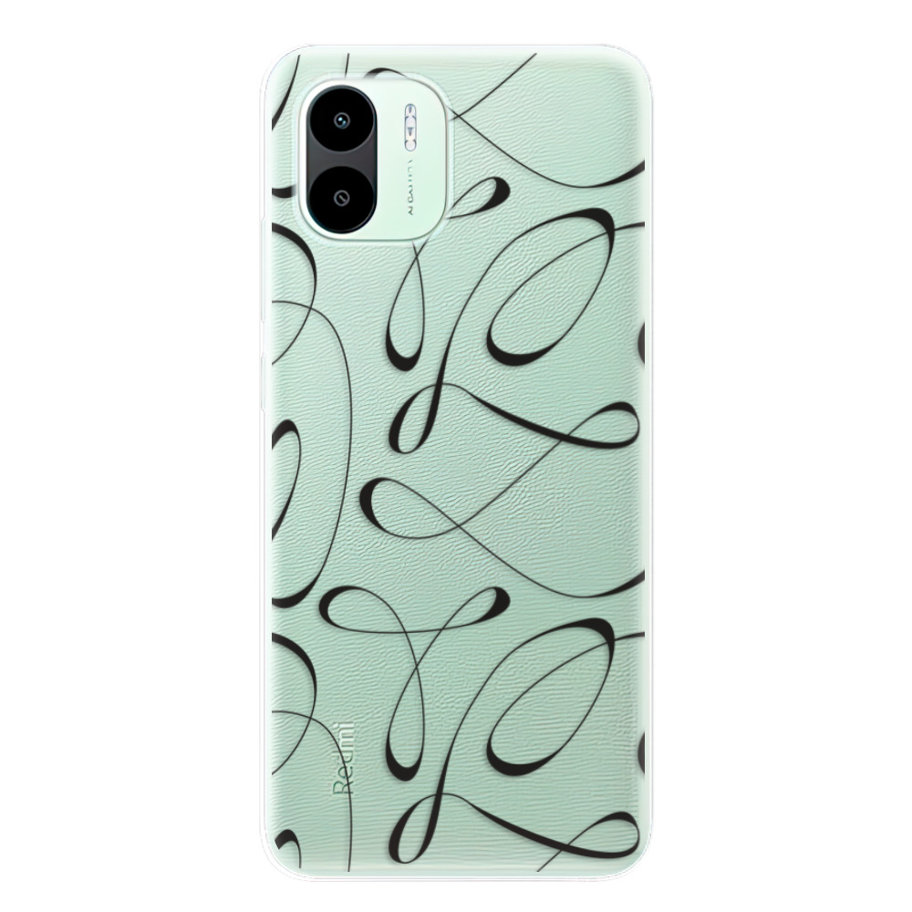 Odolné silikónové puzdro iSaprio - Fancy - black - Xiaomi Redmi A1 / A2