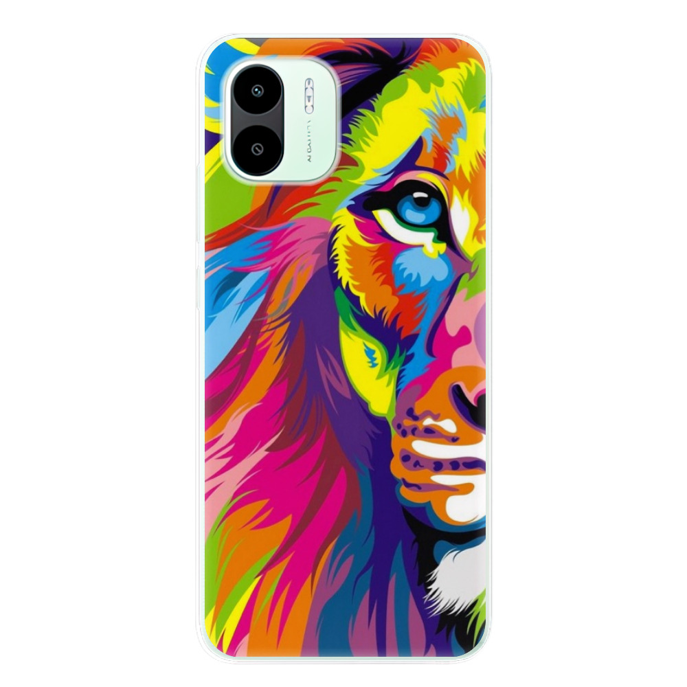 Odolné silikónové puzdro iSaprio - Rainbow Lion - Xiaomi Redmi A1 / A2