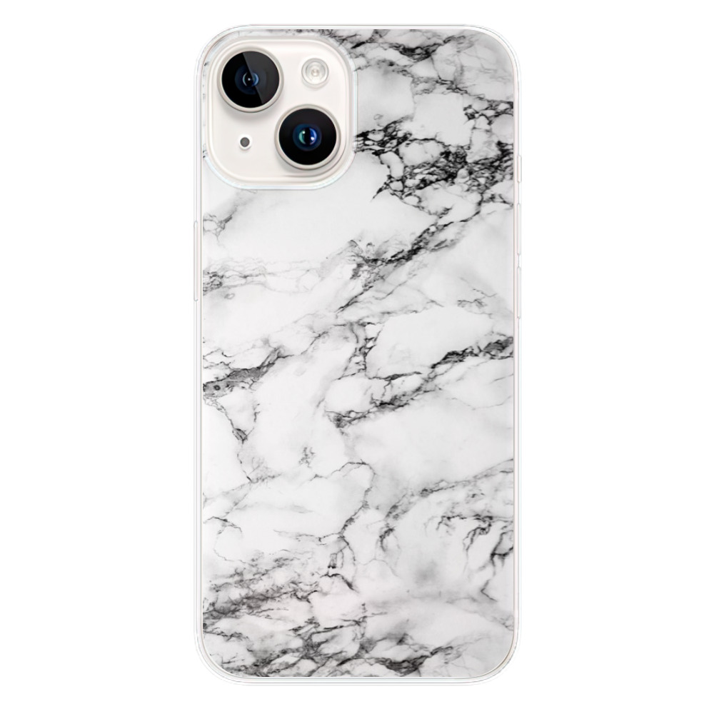 Odolné silikónové puzdro iSaprio - White Marble 01 - iPhone 15