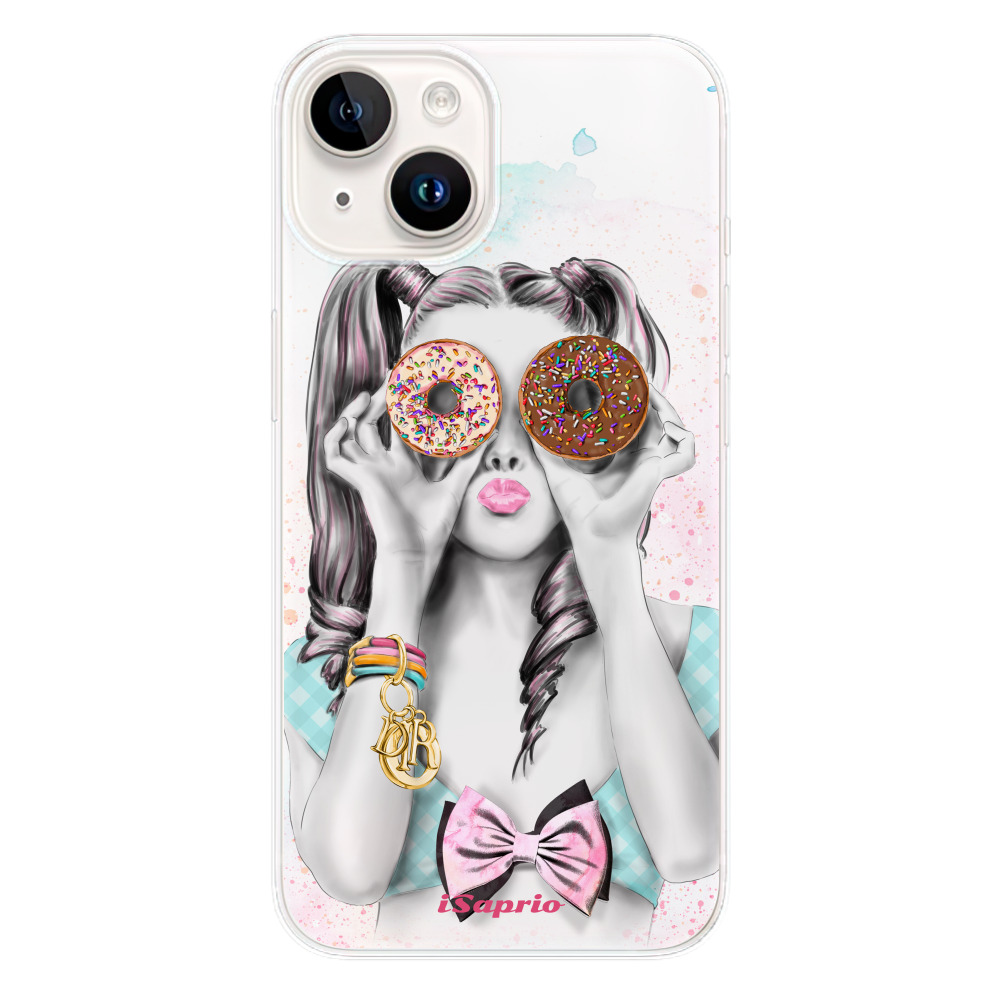 Odolné silikónové puzdro iSaprio - Donuts 10 - iPhone 15