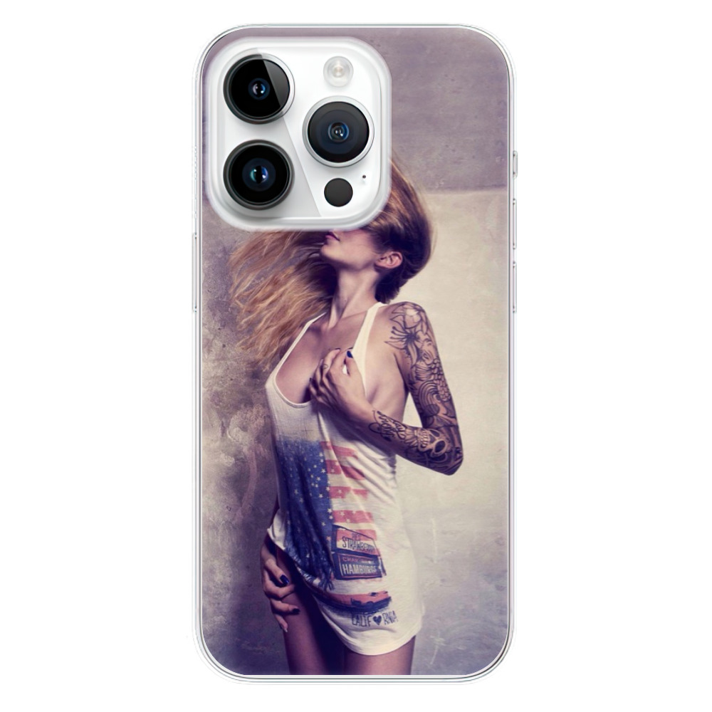 Odolné silikónové puzdro iSaprio - Girl 01 - iPhone 15 Pro