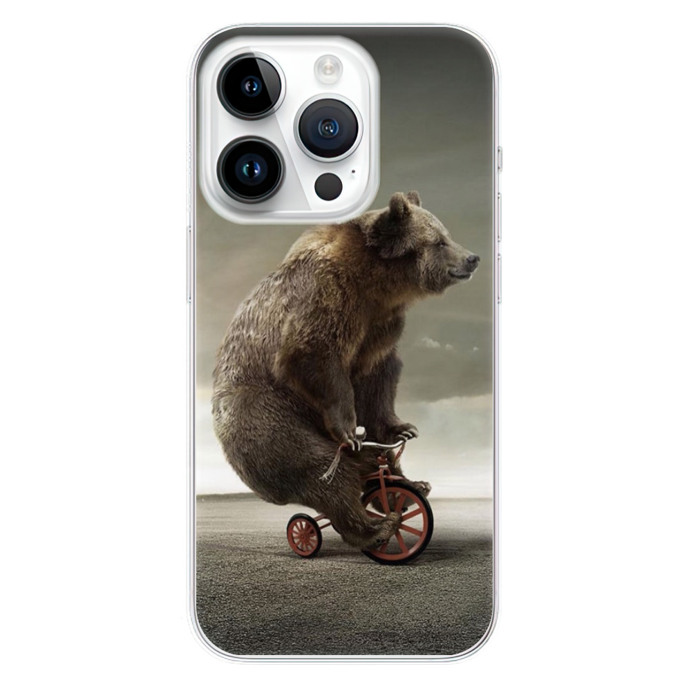 Odolné silikónové puzdro iSaprio - Bear 01 - iPhone 15 Pro