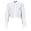 Košele a blúzky Karl Lagerfeld  crop poplin shirt