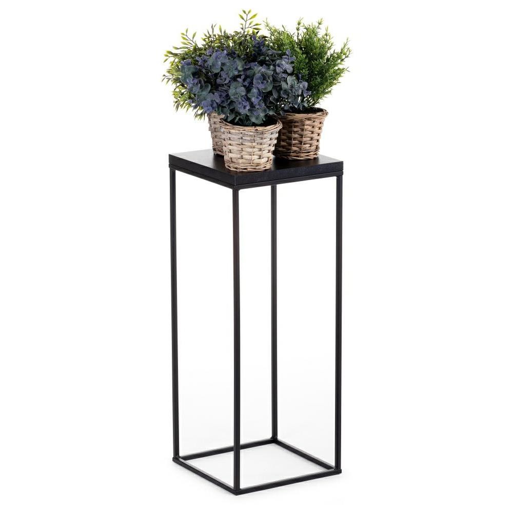 Květinový stojan CHARR 60 cm černý