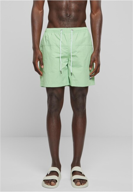 Urban Classics Block Swim Shorts vintagegreen - S