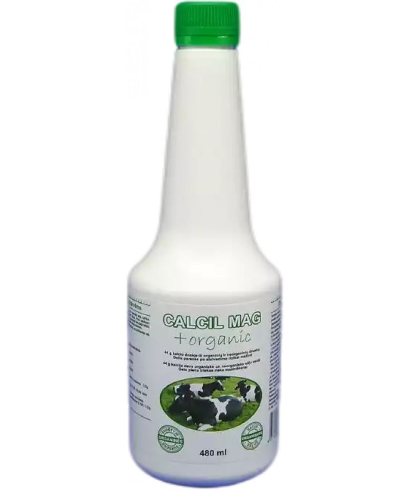 Calcil Mag + Organic kalciový perorálny gél pre hovädzí dobytok 480ml