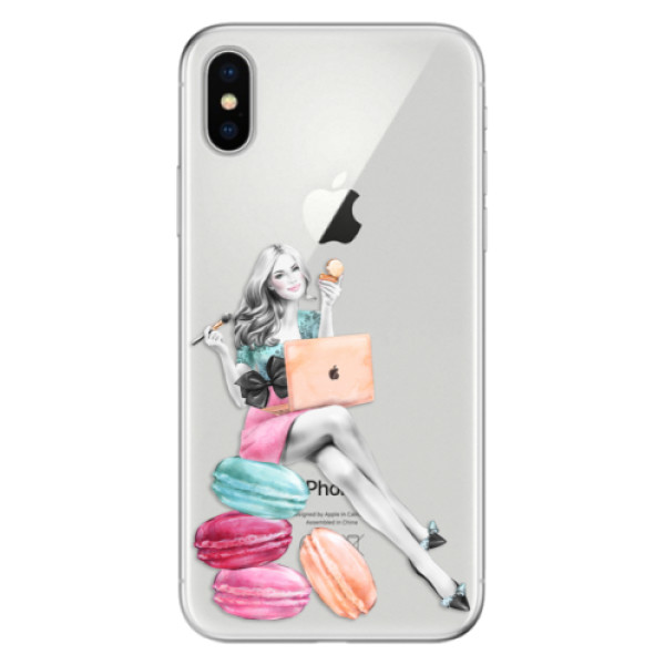 Odolné silikónové puzdro iSaprio - Girl Boss - iPhone X