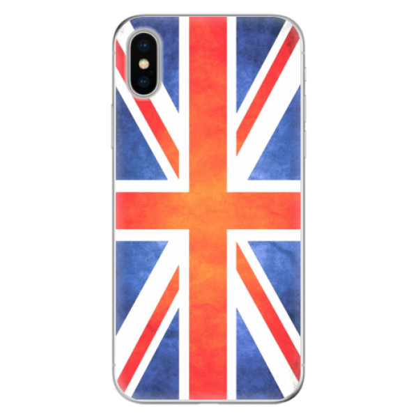 Odolné silikónové puzdro iSaprio - UK Flag - iPhone X