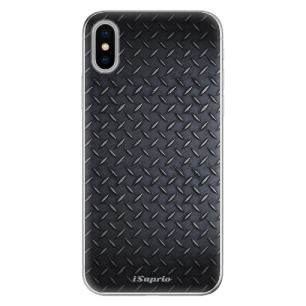 Odolné silikónové puzdro iSaprio - Metal 01 - iPhone X