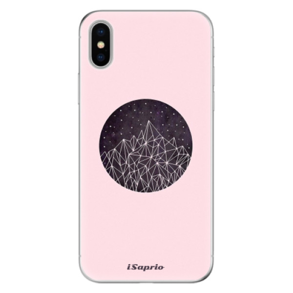 Odolné silikónové puzdro iSaprio - Digital Mountains 10 - iPhone X