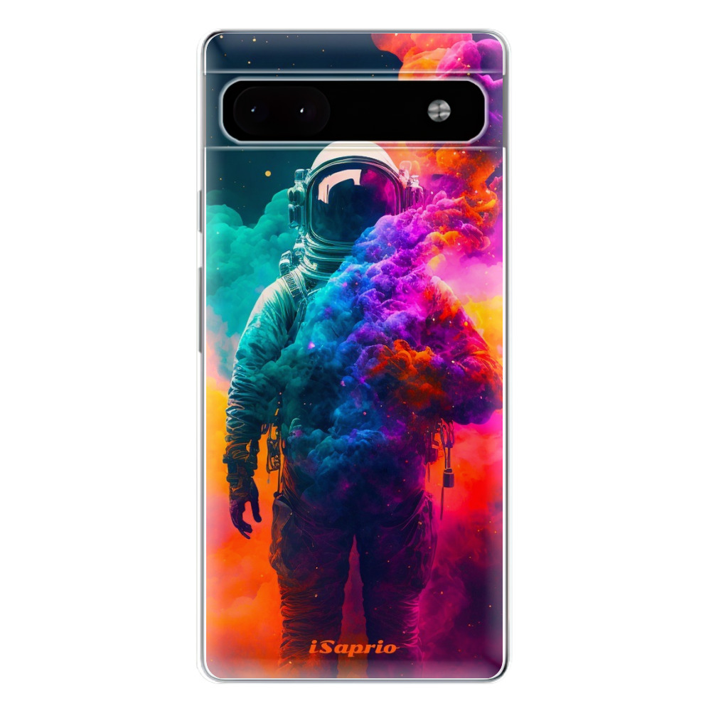 Odolné silikónové puzdro iSaprio - Astronaut in Colors - Google Pixel 6a 5G