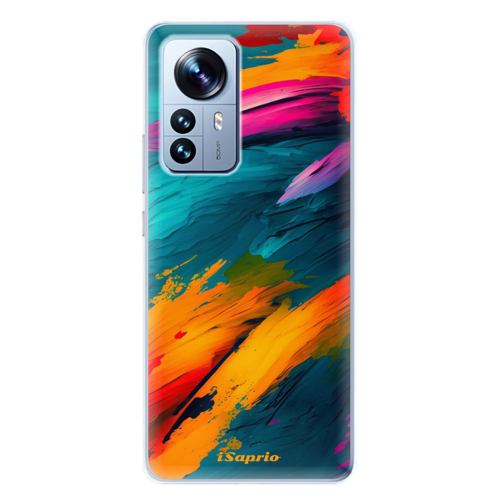 Odolné silikónové puzdro iSaprio - Blue Paint - Xiaomi 12 Pro