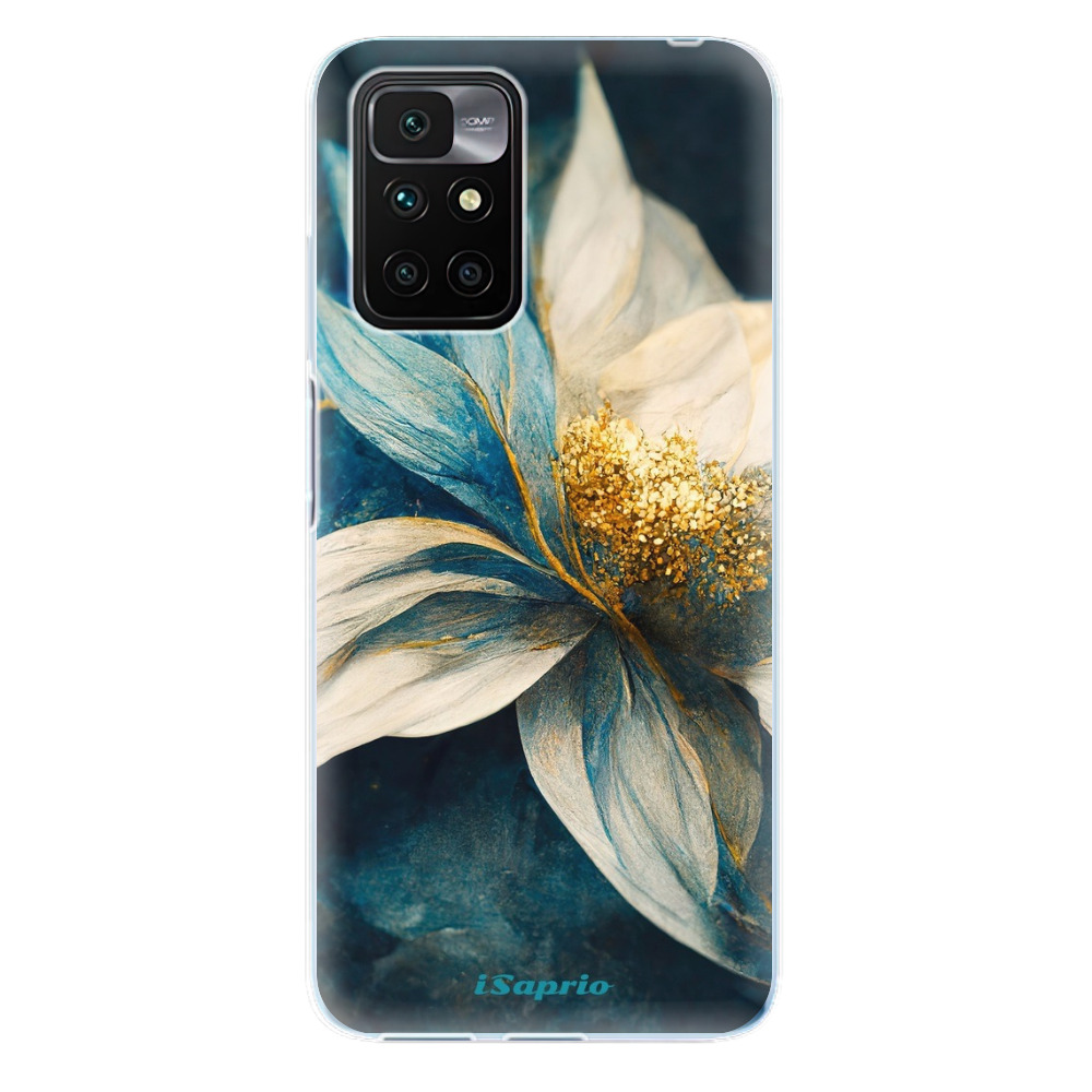Odolné silikónové puzdro iSaprio - Blue Petals - Xiaomi Redmi 10