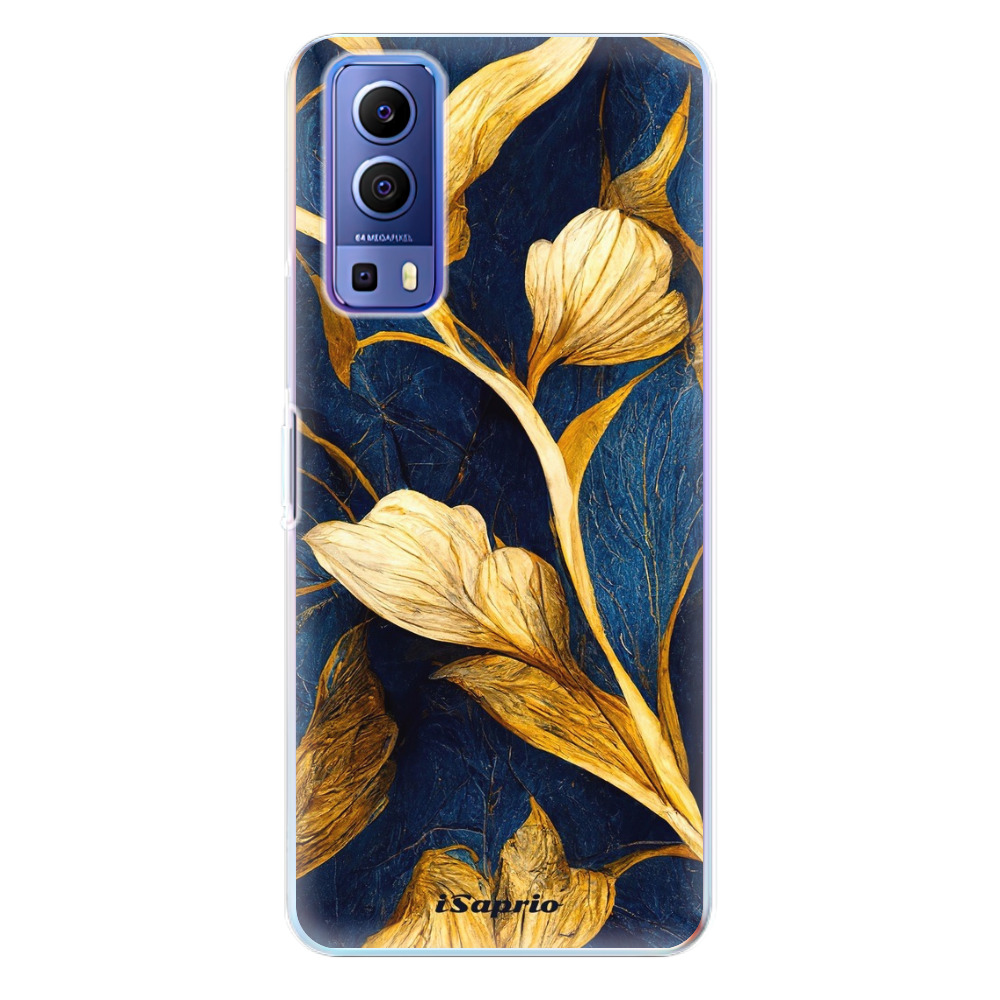 Odolné silikónové puzdro iSaprio - Gold Leaves - Vivo Y72 5G