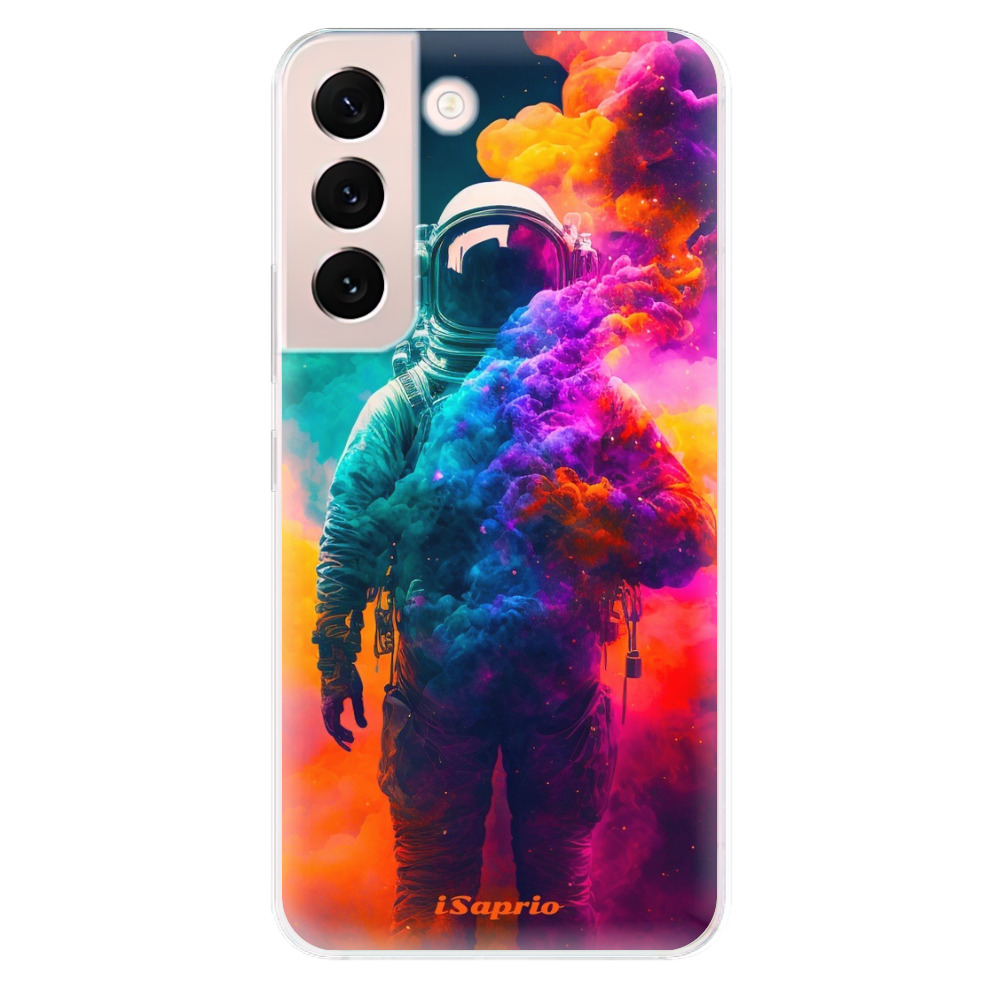 Odolné silikónové puzdro iSaprio - Astronaut in Colors - Samsung Galaxy S22 5G