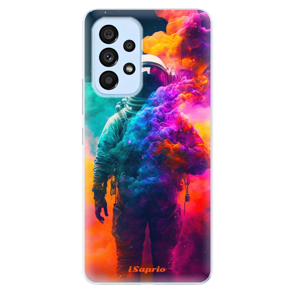 Odolné silikónové puzdro iSaprio - Astronaut in Colors - Samsung Galaxy A53 5G
