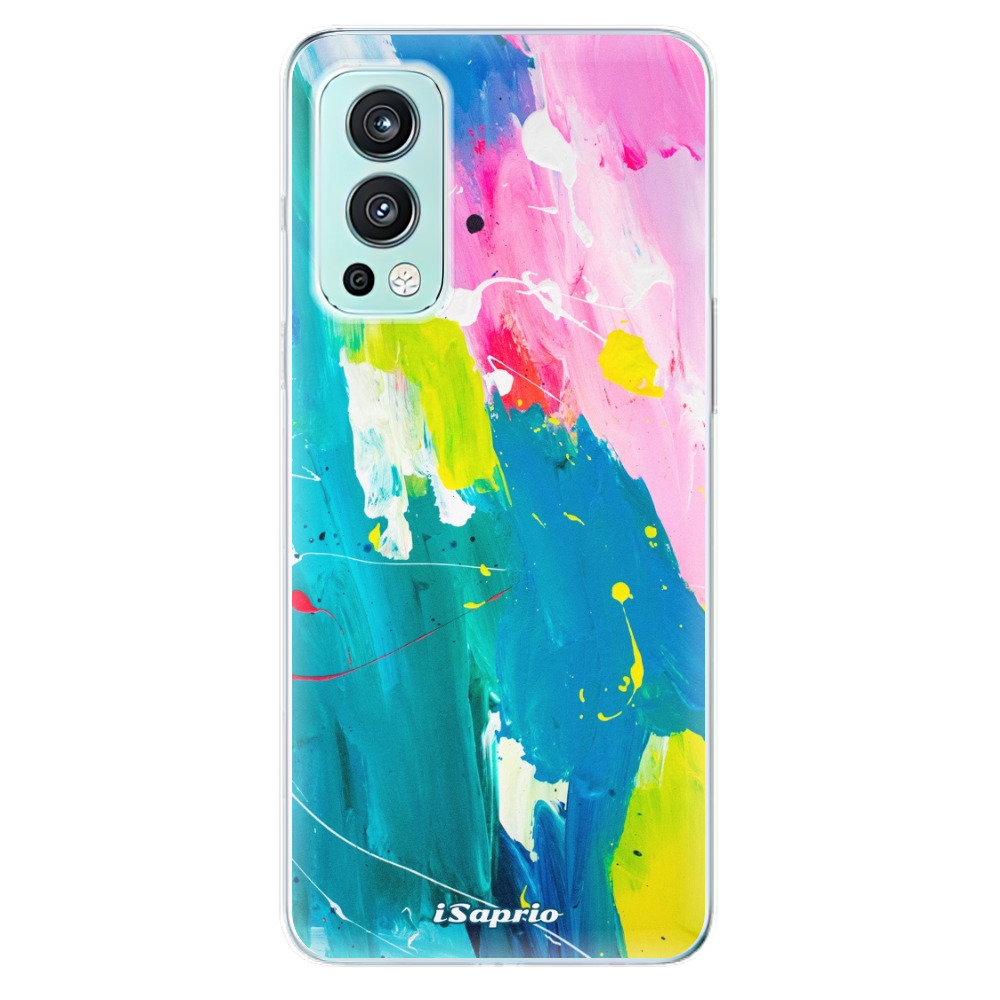 Odolné silikónové puzdro iSaprio - Abstract Paint 04 - OnePlus Nord 2 5G