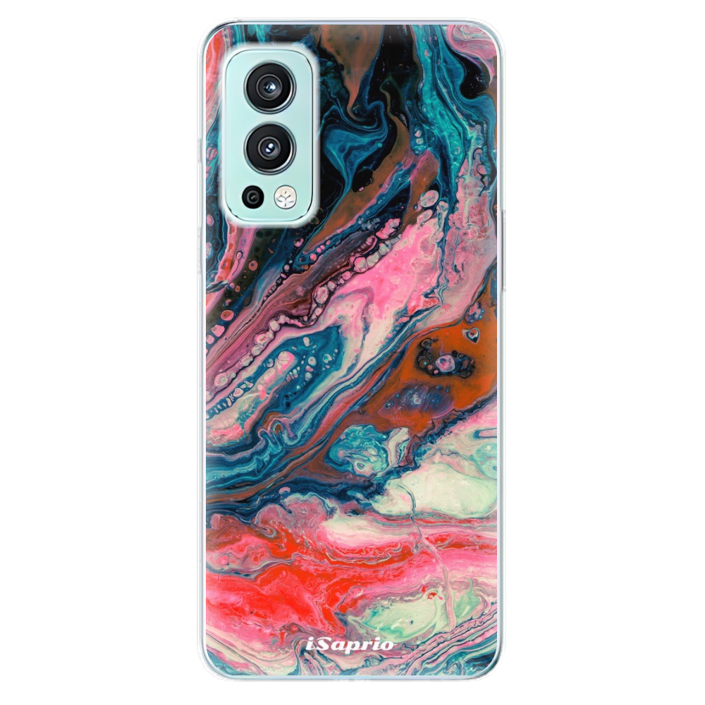 Odolné silikónové puzdro iSaprio - Abstract Paint 01 - OnePlus Nord 2 5G