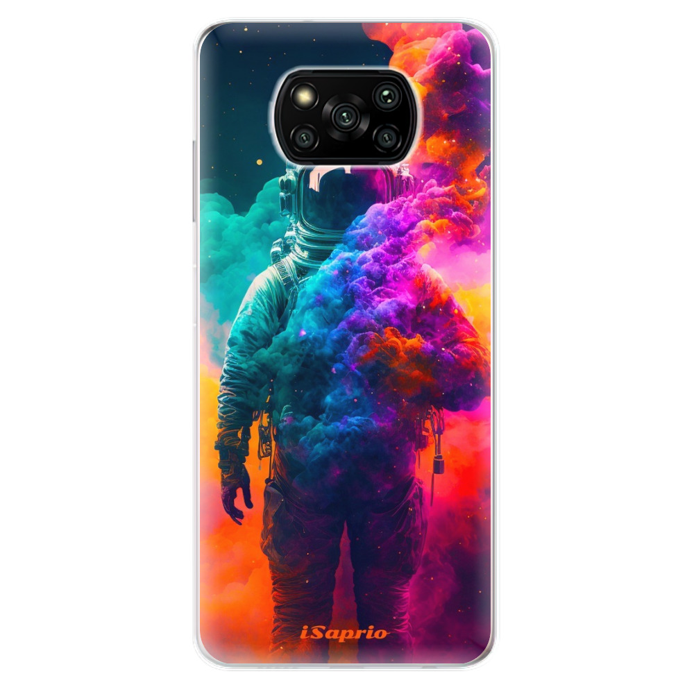 Odolné silikónové puzdro iSaprio - Astronaut in Colors - Xiaomi Poco X3 Pro / X3 NFC