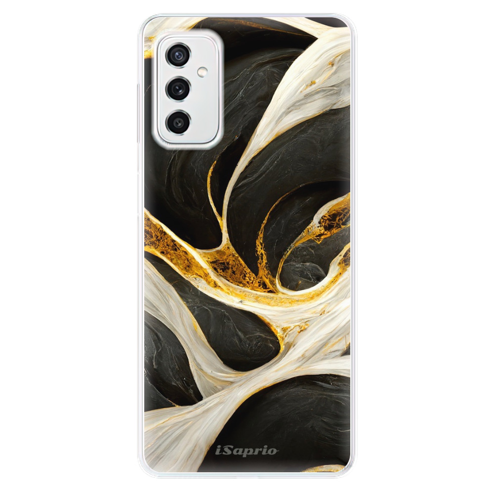 Odolné silikónové puzdro iSaprio - Black and Gold - Samsung Galaxy M52 5G