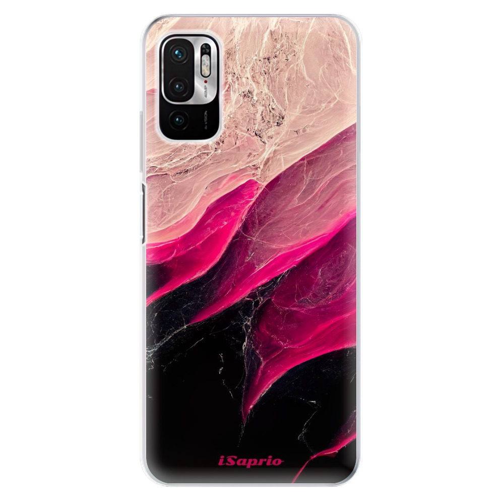 Odolné silikónové puzdro iSaprio - Black and Pink - Xiaomi Redmi Note 10 5G