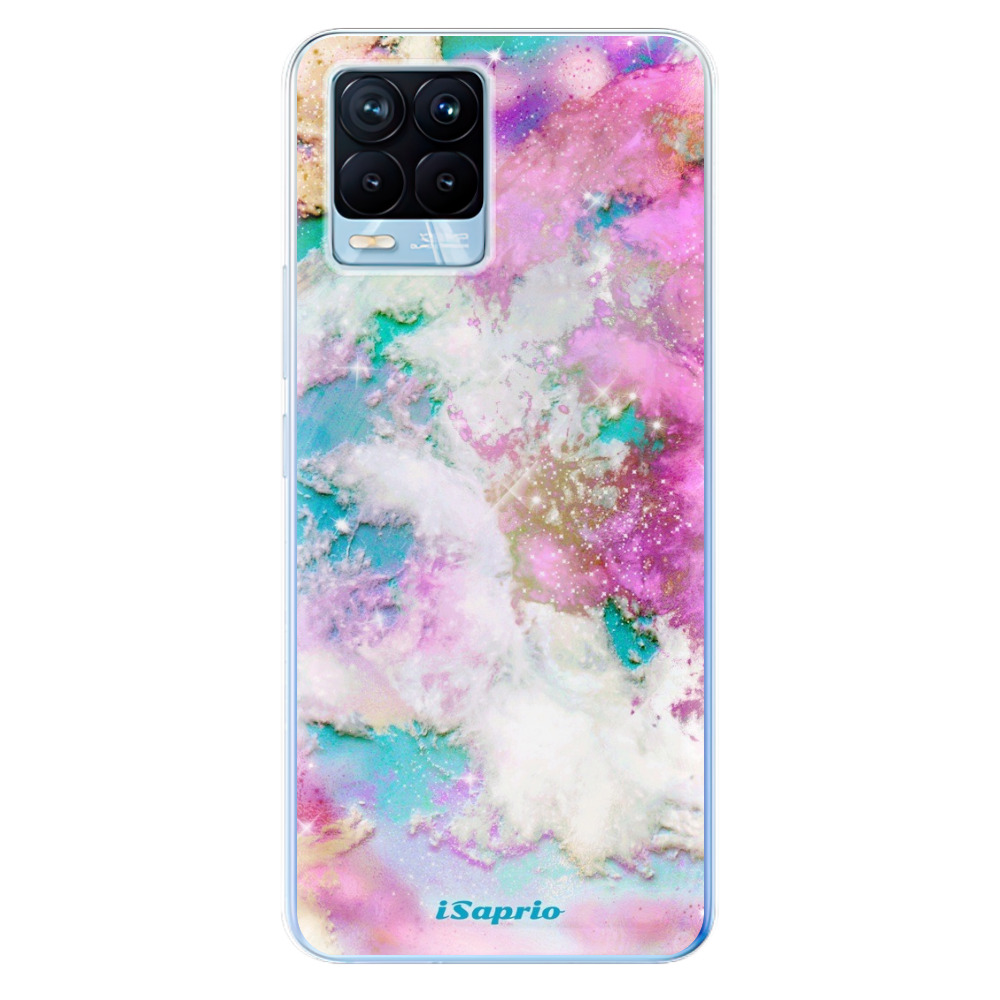 Odolné silikónové puzdro iSaprio - Galactic Paper - Realme 8 / 8 Pro