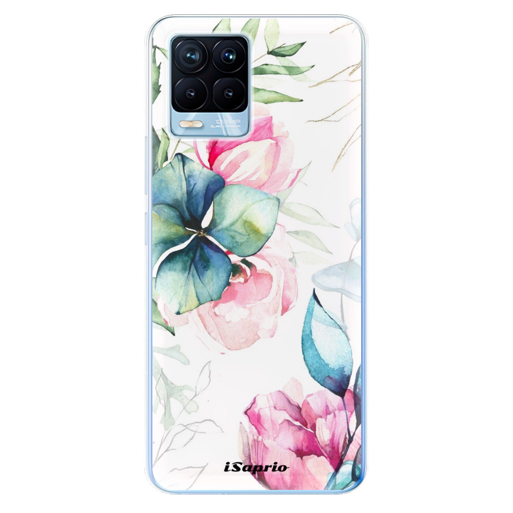Odolné silikónové puzdro iSaprio - Flower Art 01 - Realme 8 / 8 Pro