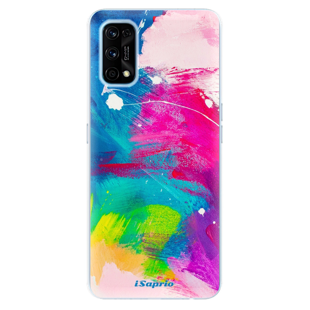 Odolné silikónové puzdro iSaprio - Abstract Paint 03 - Realme 7 Pro