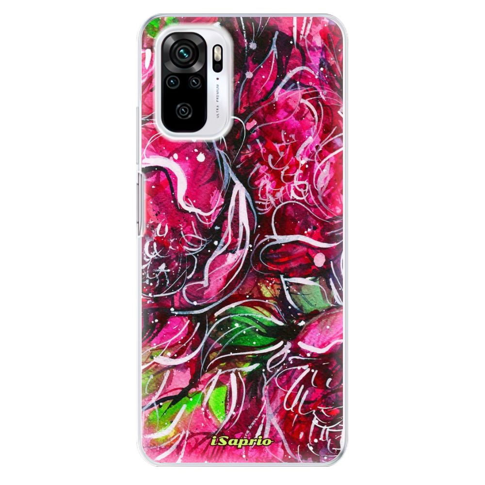 Odolné silikónové puzdro iSaprio - Burgundy - Xiaomi Redmi Note 10 / Note 10S