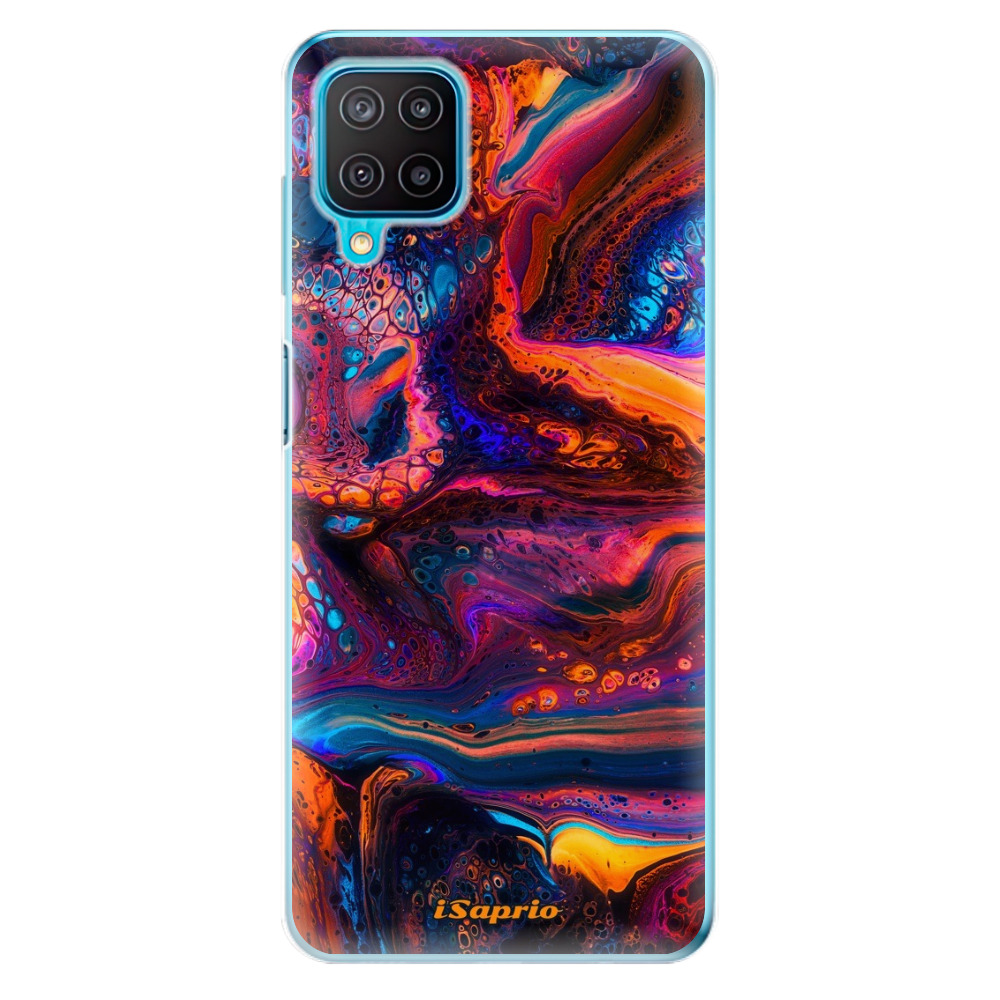 Odolné silikónové puzdro iSaprio - Abstract Paint 02 - Samsung Galaxy M12