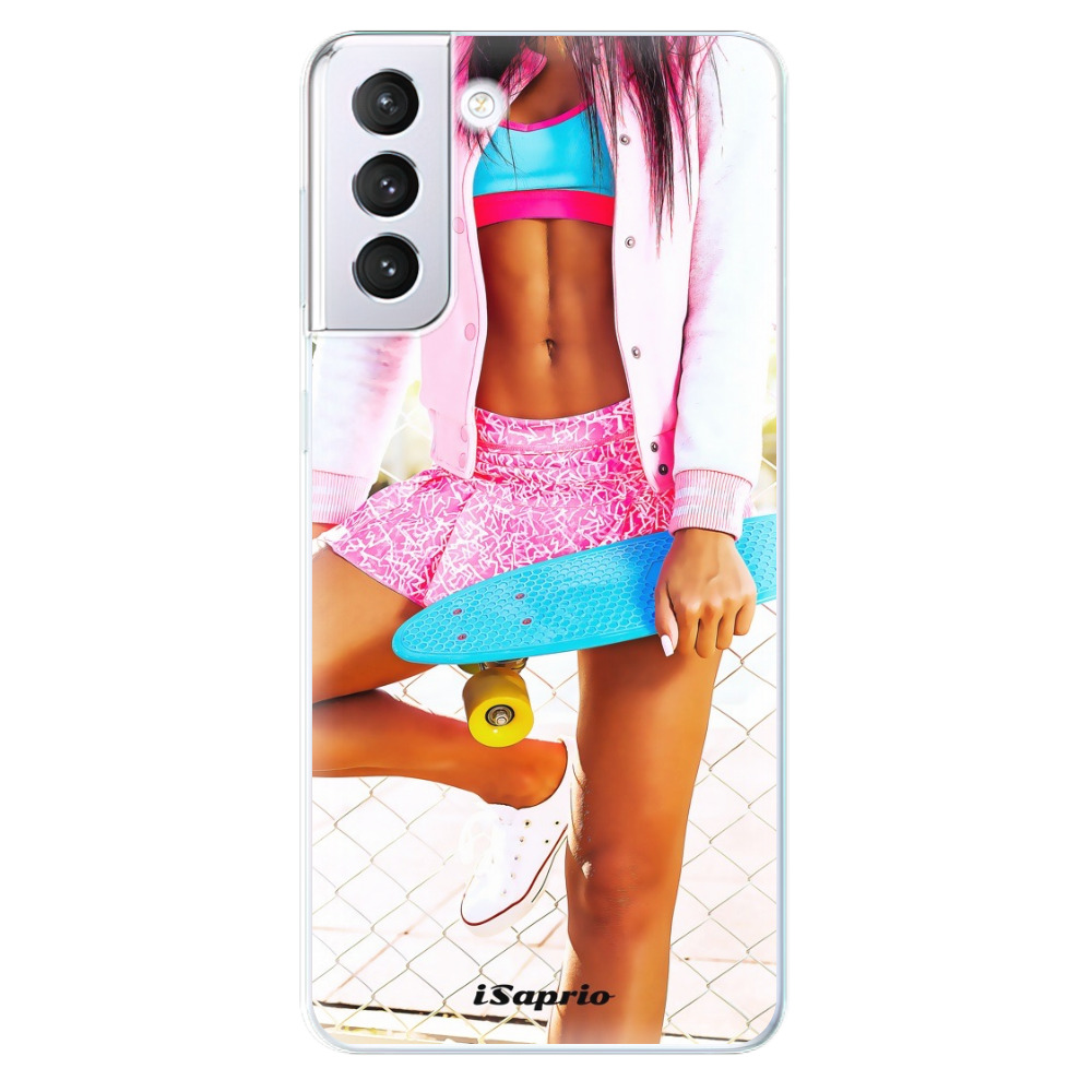 Odolné silikónové puzdro iSaprio - Skate girl 01 - Samsung Galaxy S21+