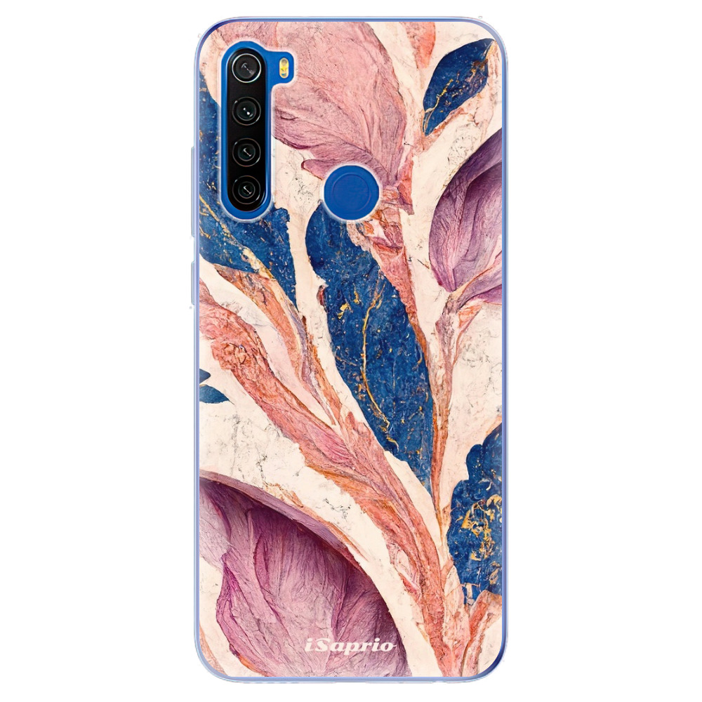 Odolné silikónové puzdro iSaprio - Purple Leaves - Xiaomi Redmi Note 8T