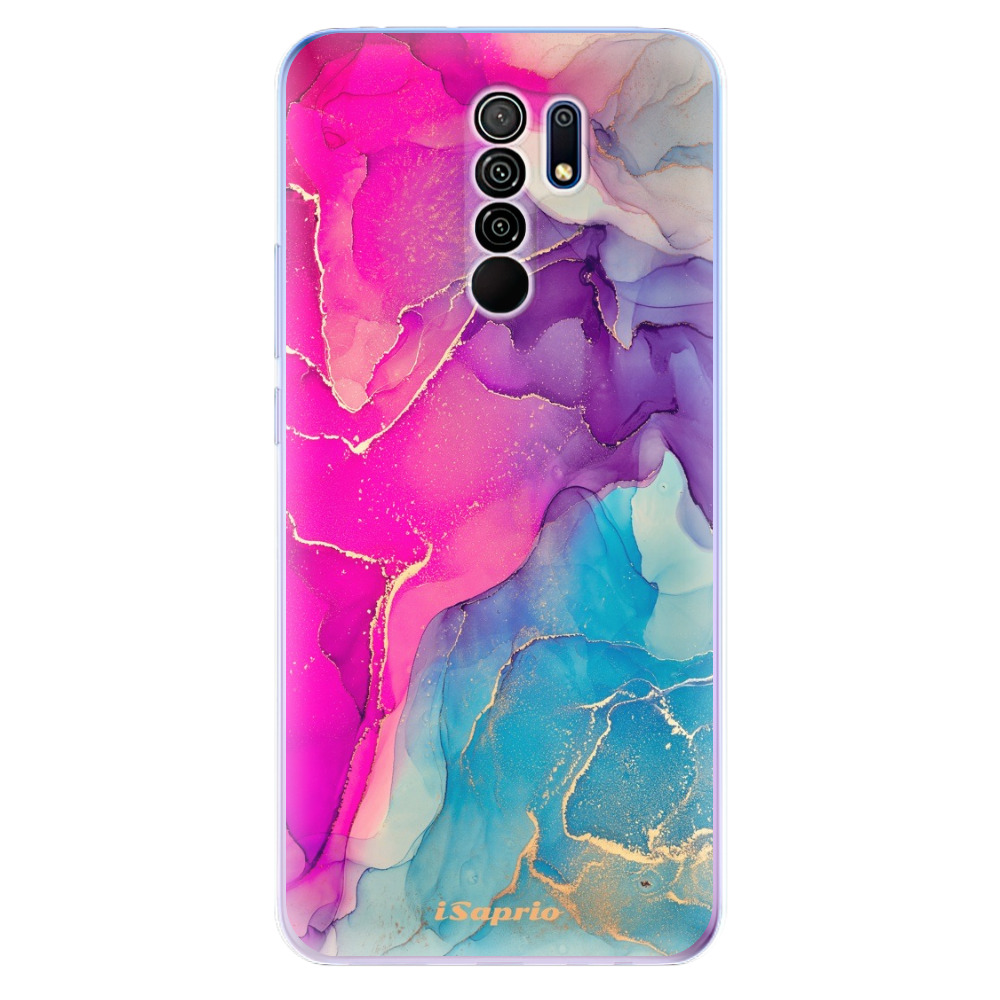 Odolné silikónové puzdro iSaprio - Purple Ink - Xiaomi Redmi 9