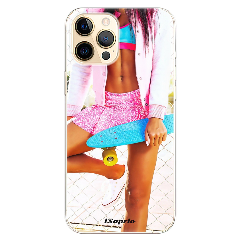Odolné silikónové puzdro iSaprio - Skate girl 01 - iPhone 12 Pro