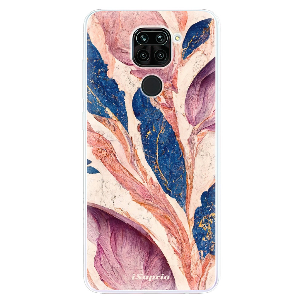 Odolné silikónové puzdro iSaprio - Purple Leaves - Xiaomi Redmi Note 9