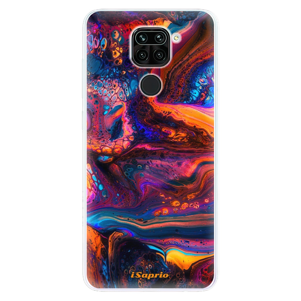 Odolné silikónové puzdro iSaprio - Abstract Paint 02 - Xiaomi Redmi Note 9
