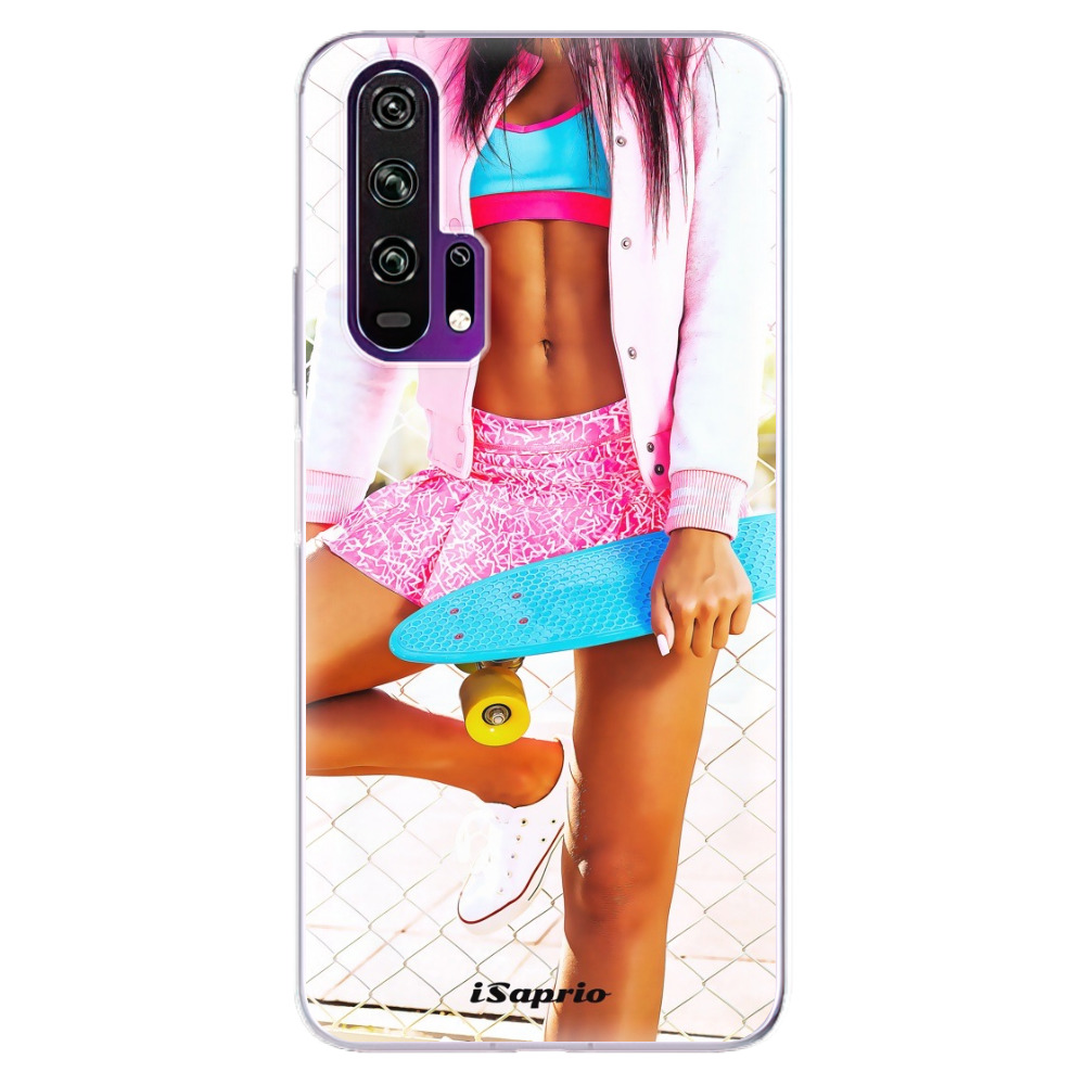 Odolné silikónové puzdro iSaprio - Skate girl 01 - Honor 20 Pro