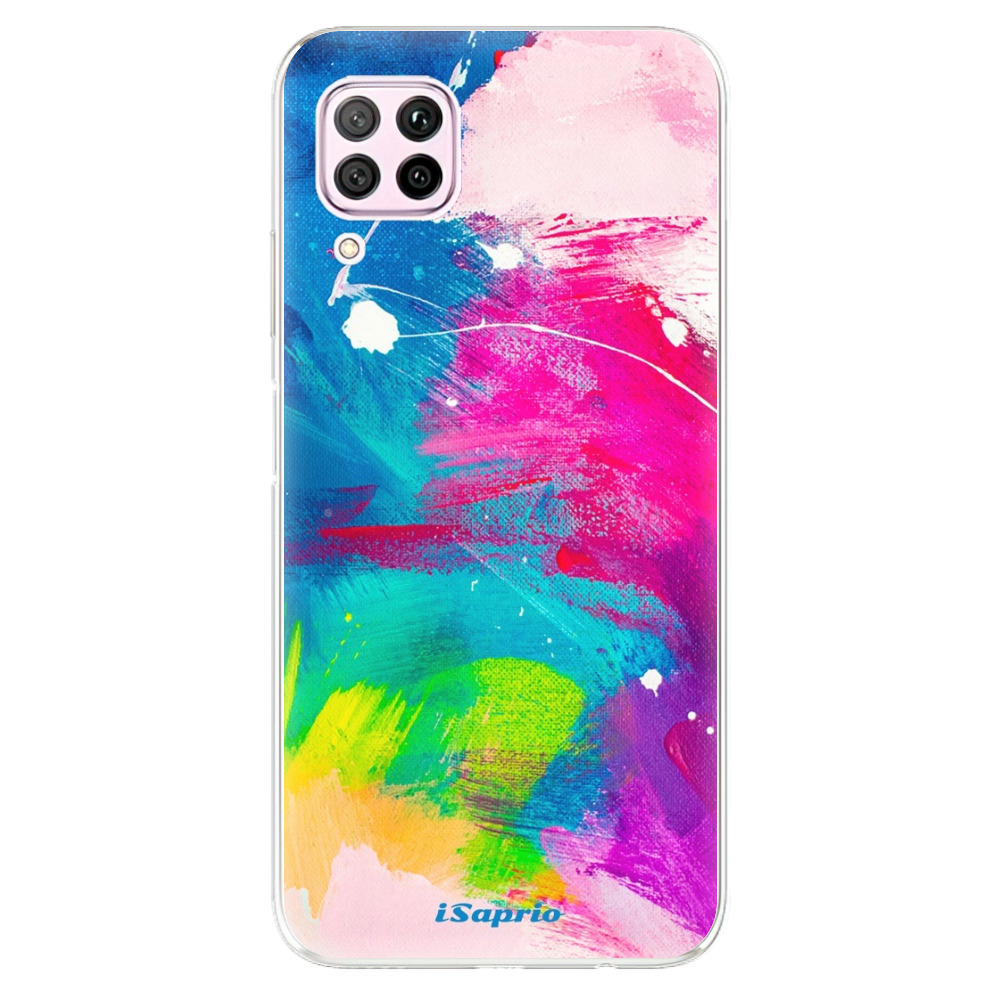 Odolné silikónové puzdro iSaprio - Abstract Paint 03 - Huawei P40 Lite
