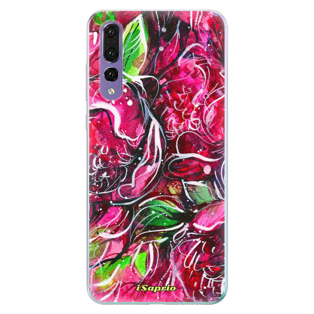 Odolné silikónové puzdro iSaprio - Burgundy - Huawei P20 Pro