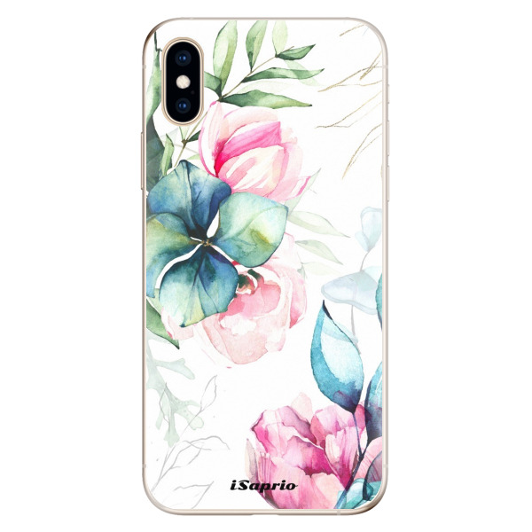 Odolné silikónové puzdro iSaprio - Flower Art 01 - iPhone XS