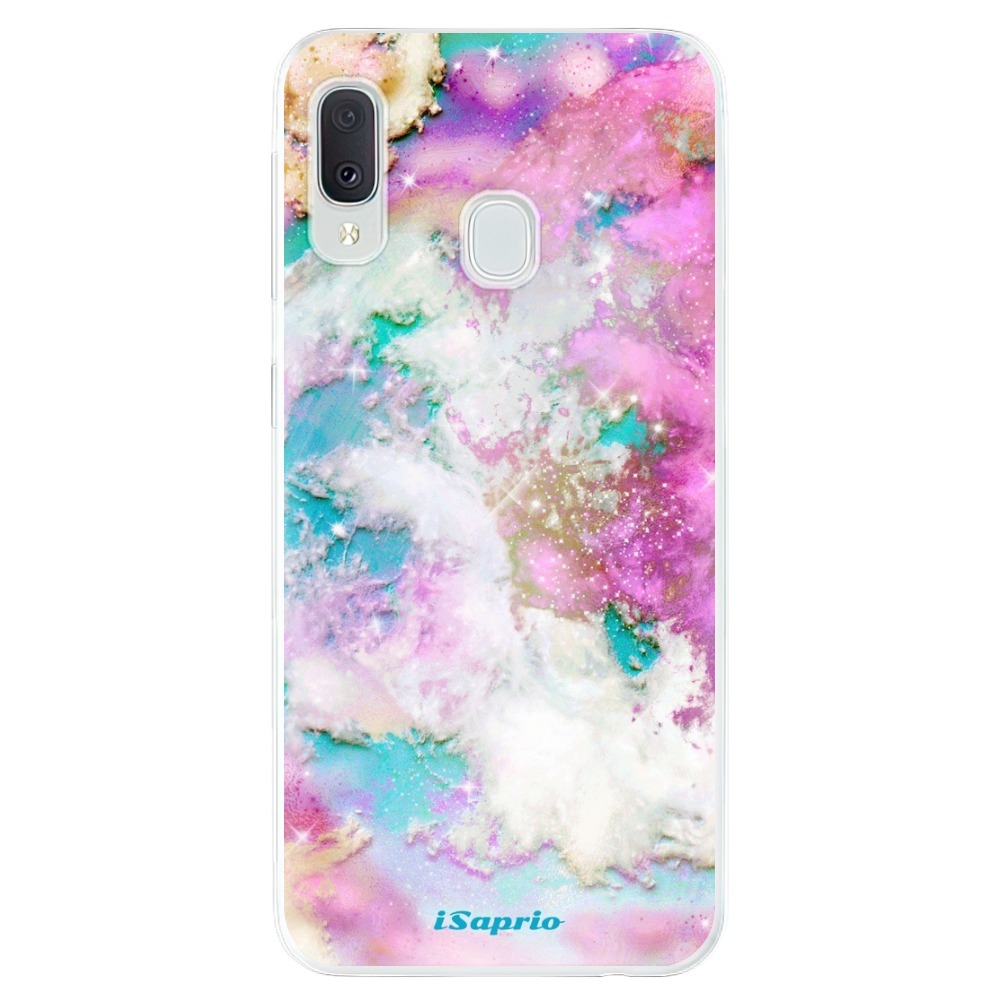 Odolné silikónové puzdro iSaprio - Galactic Paper - Samsung Galaxy A20e