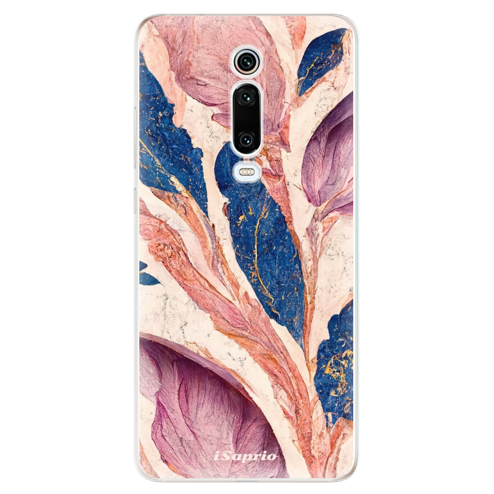 Odolné silikónové puzdro iSaprio - Purple Leaves - Xiaomi Mi 9T Pro