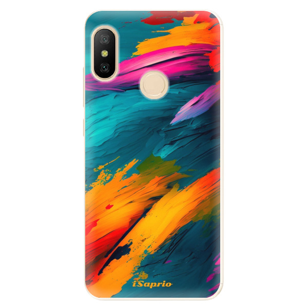 Odolné silikónové puzdro iSaprio - Blue Paint - Xiaomi Mi A2 Lite