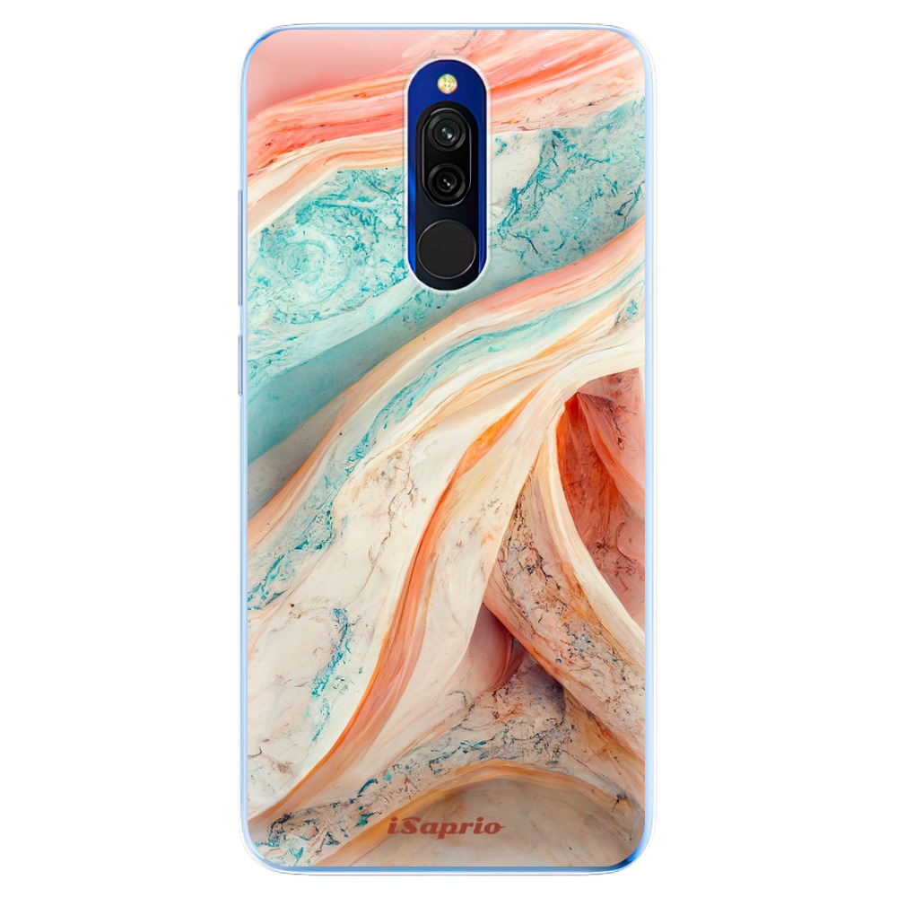 Odolné silikónové puzdro iSaprio - Orange and Blue - Xiaomi Redmi 8