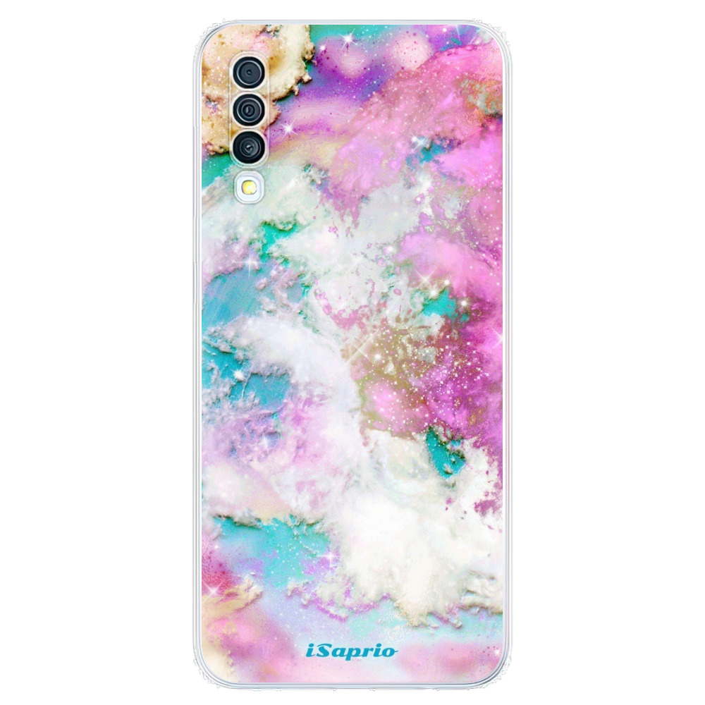Odolné silikónové puzdro iSaprio - Galactic Paper - Samsung Galaxy A50