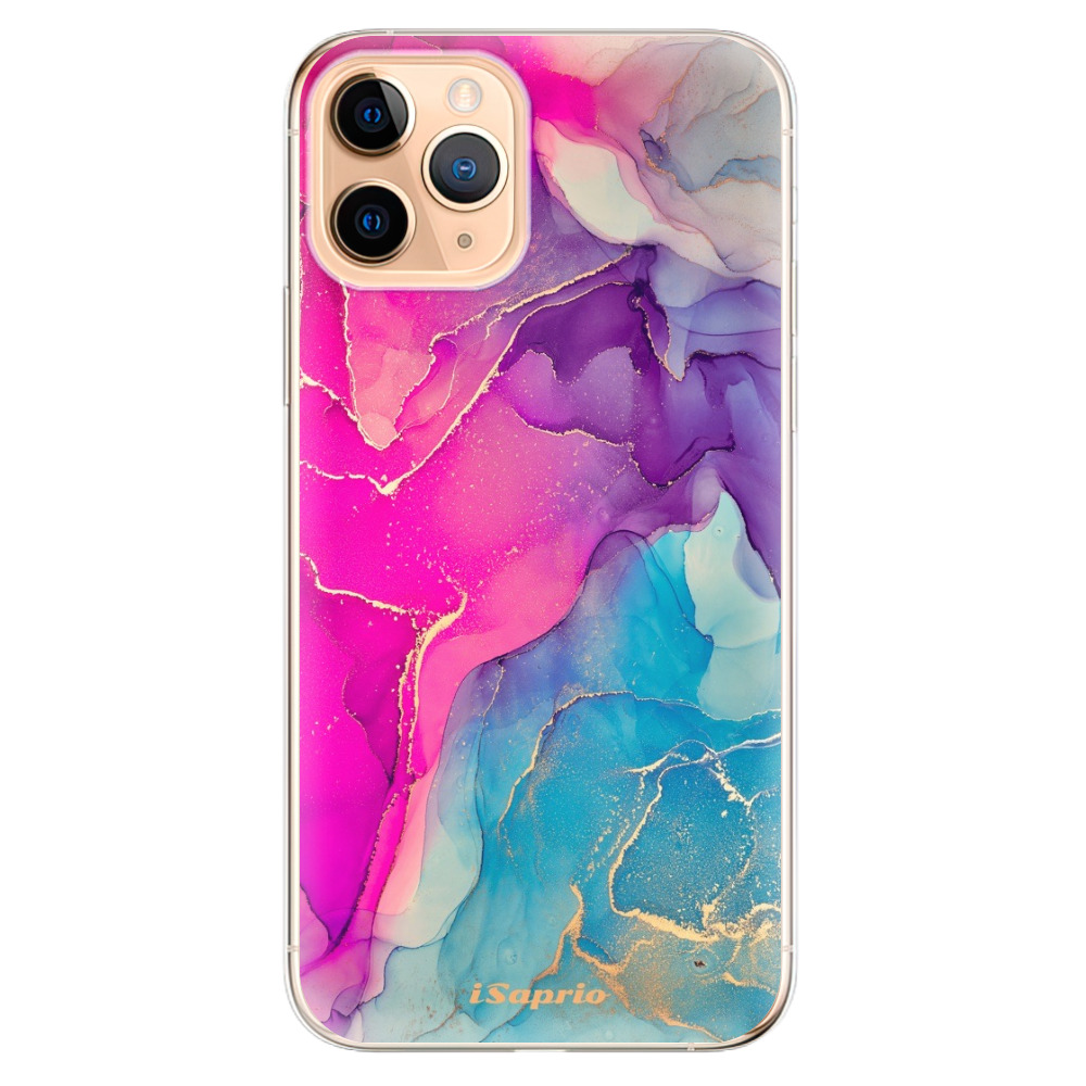 Odolné silikónové puzdro iSaprio - Purple Ink - iPhone 11 Pro
